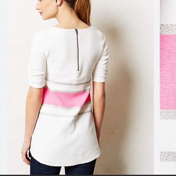 Anthropologie Wide Striped Top - Picture 3 of 8